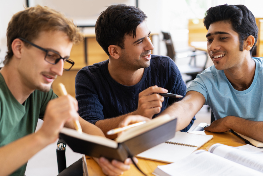 Students Studying In The Class Room