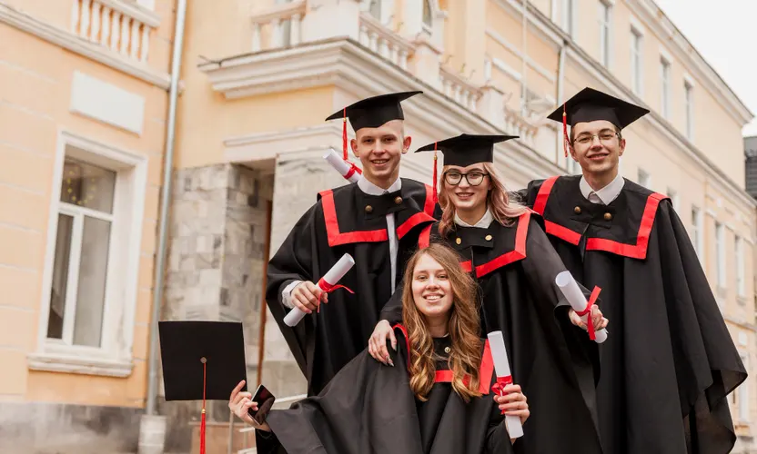 International Students At Graduation